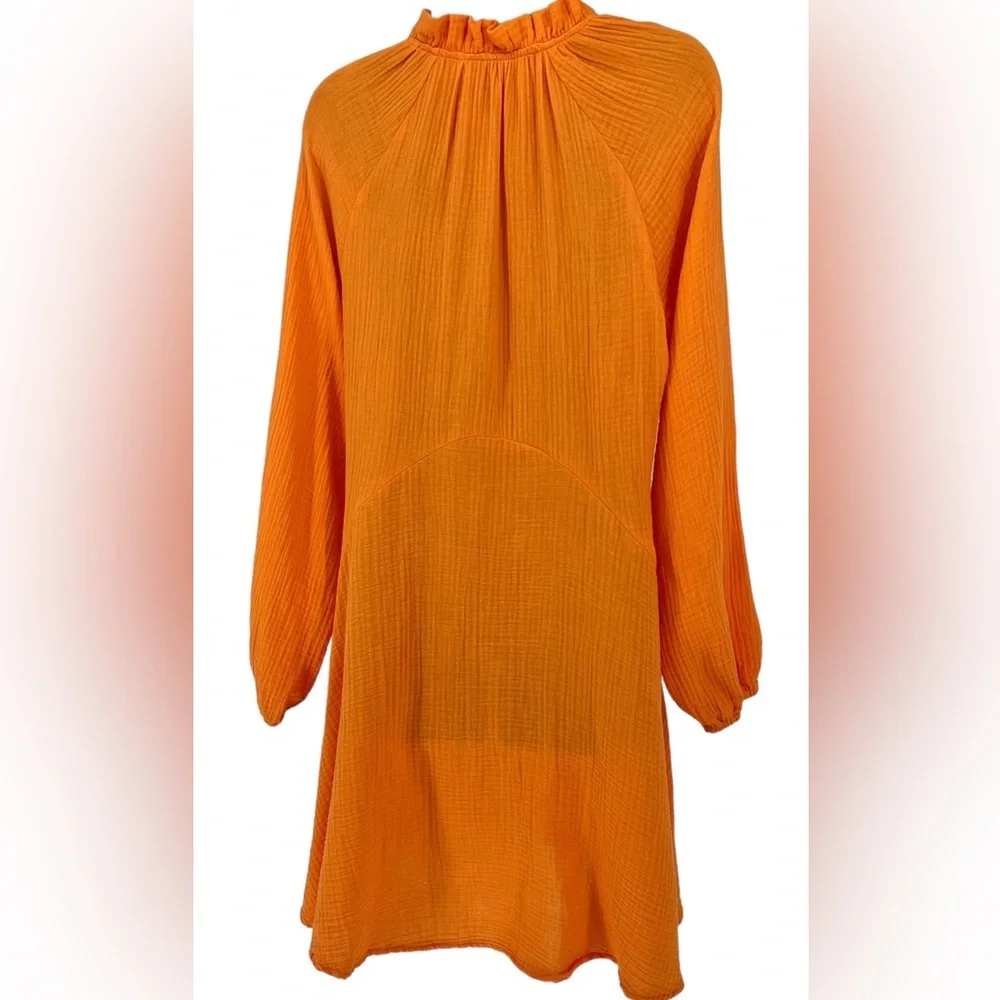 MAGASCHONI - Organic Cotton Gauze Cocktail Dress. - Picture 7 of 11